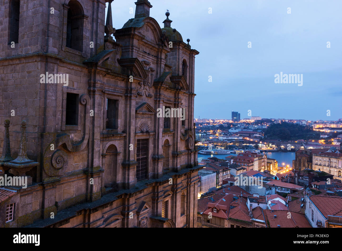 Igreja dos Grilos à Porto au Portugal dans la matinée Banque D'Images