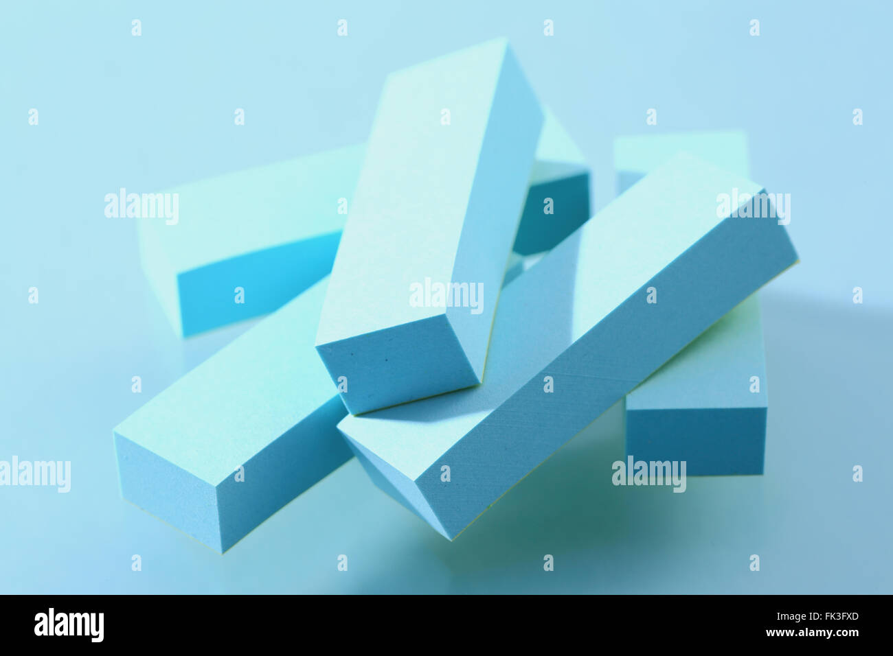 Feuillets Post-it Banque D'Images