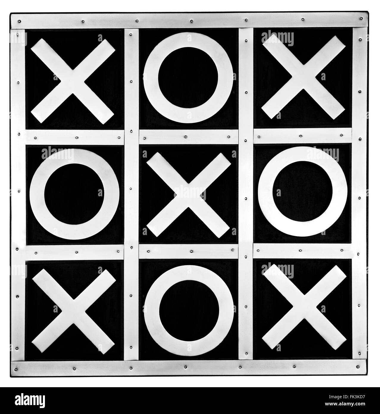 Tic Tac Toe Banque D'Images