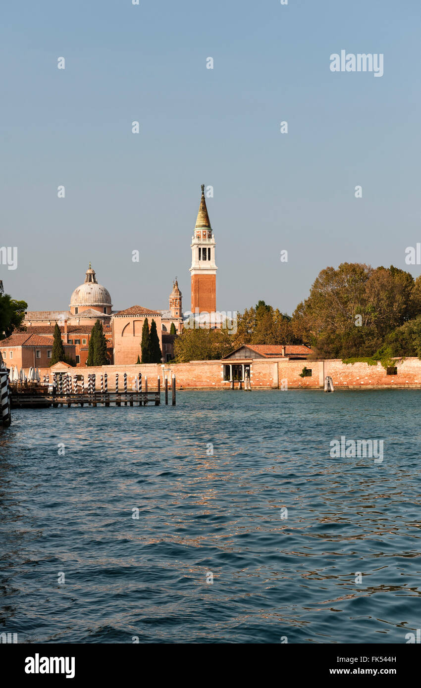 Venise, Italie. L'église de San Giorgio Maggiore, à Venise (Fondazione Giorgio Cini) Banque D'Images