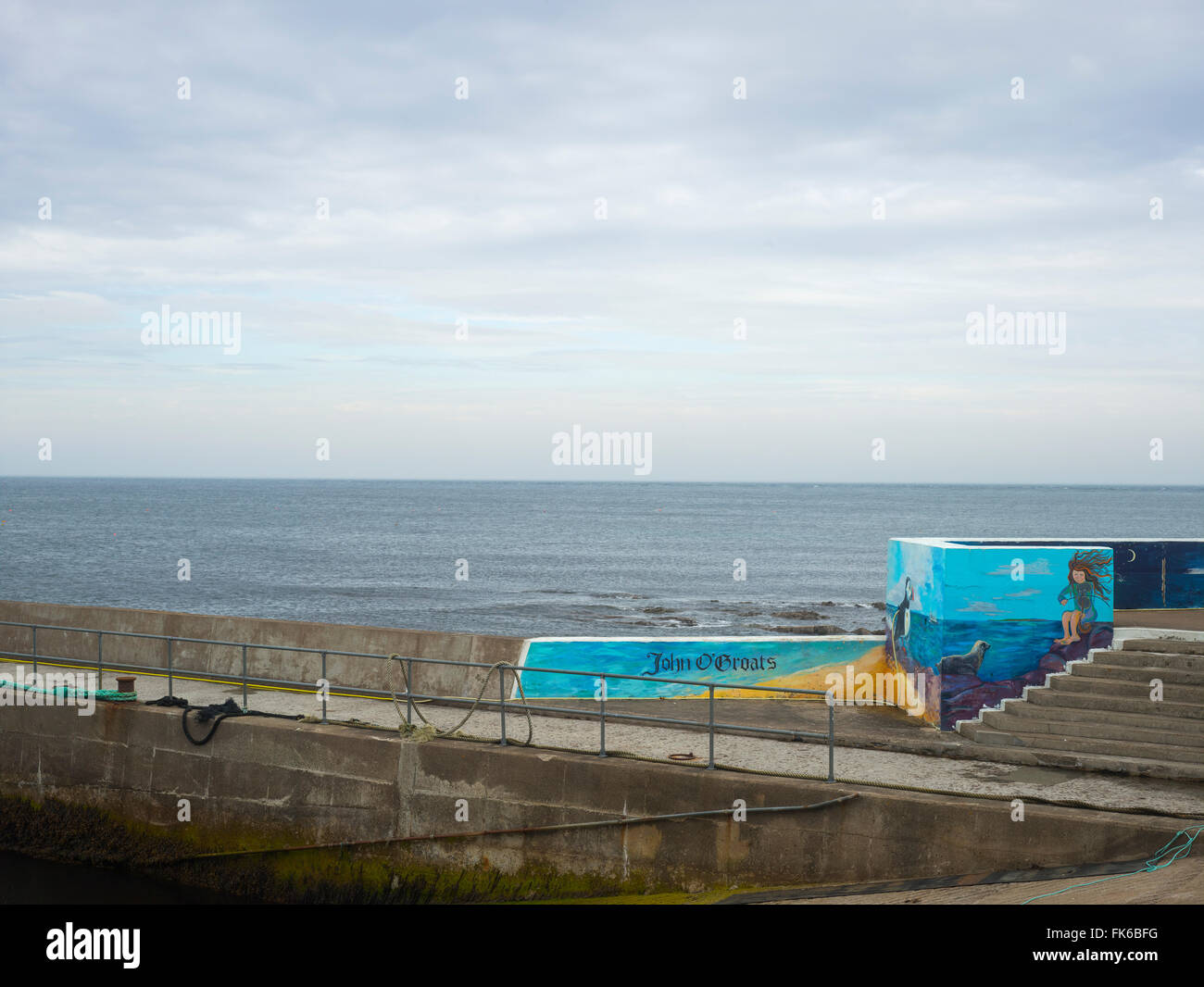 John O'Groats, Ecosse, Royaume-Uni, Europe Banque D'Images