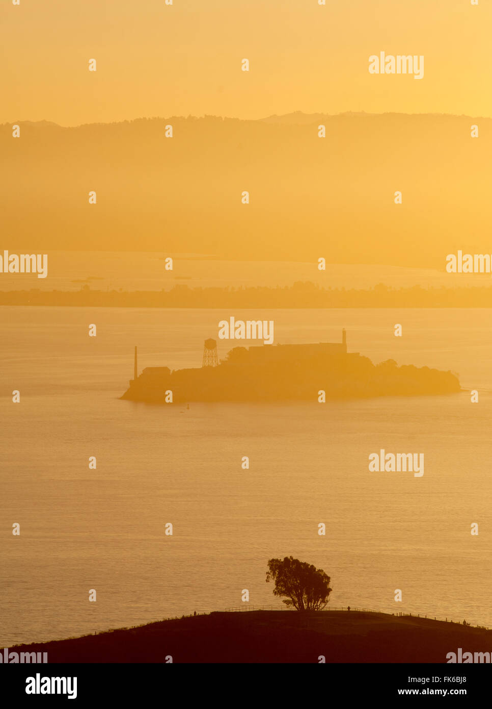 Île-prison d'Alcatraz, San Francisco, Californie, États-Unis d'Amérique, Amérique du Nord Banque D'Images