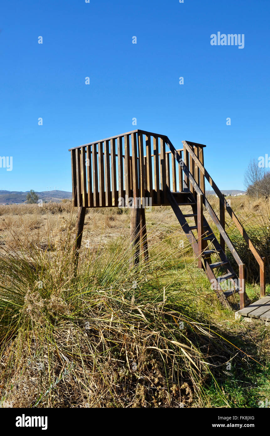 Observatoire d'oiseaux Banque D'Images