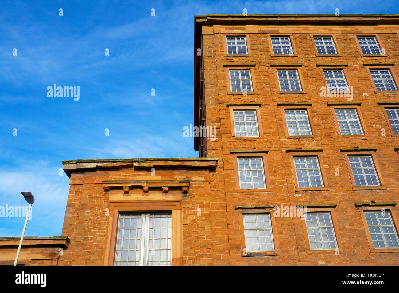 Shaddon Mill. Ancienne usine textile Junction Street, Shaddongate, Cumbria, Carlisle, Angleterre, Royaume-Uni, Europe. Banque D'Images