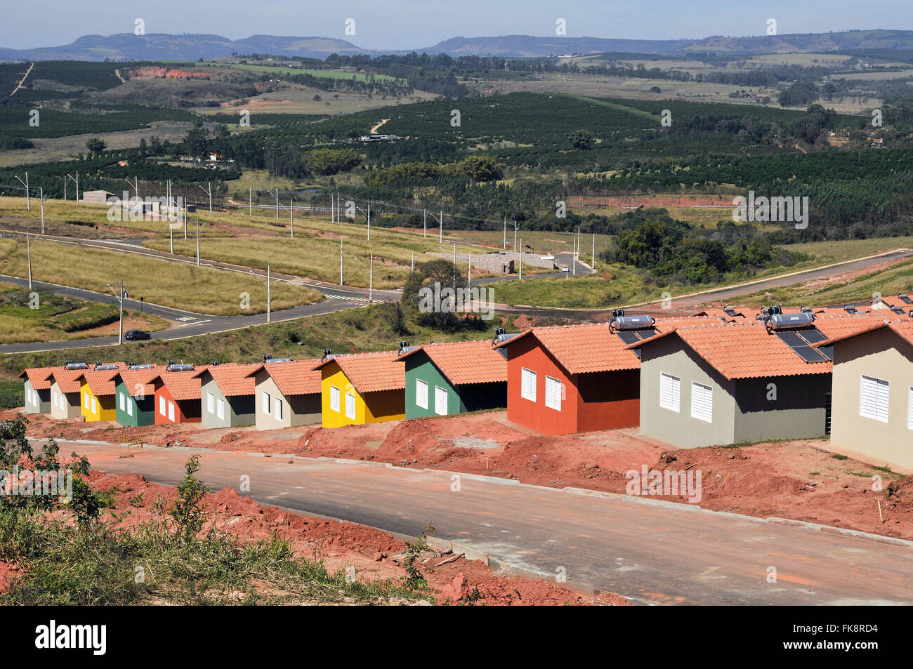 Logement situé parc du Belvédère en voie d'achèvement à l'entrée de la ville Banque D'Images