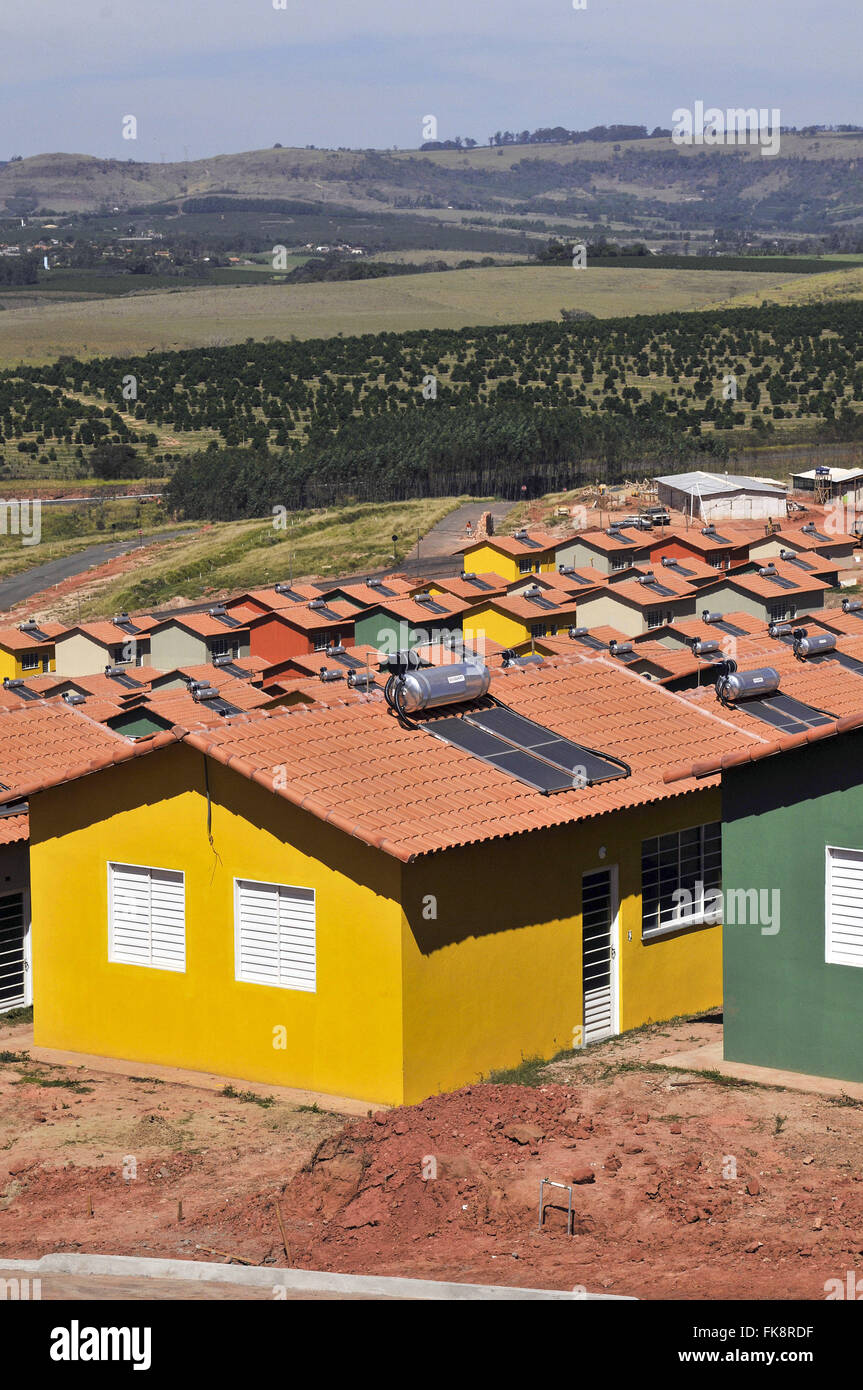 Logement situé parc du Belvédère en voie d'achèvement à l'entrée de la ville Banque D'Images