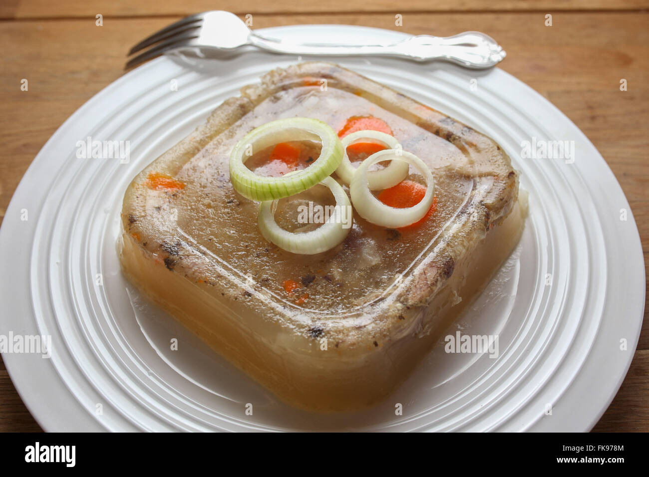 Les pieds de porc en gelée Photo Stock Alamy