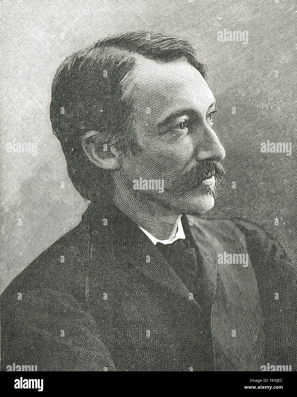 Écrivain Robert Louis Stevenson 1850- 1894auteur Banque D'Images