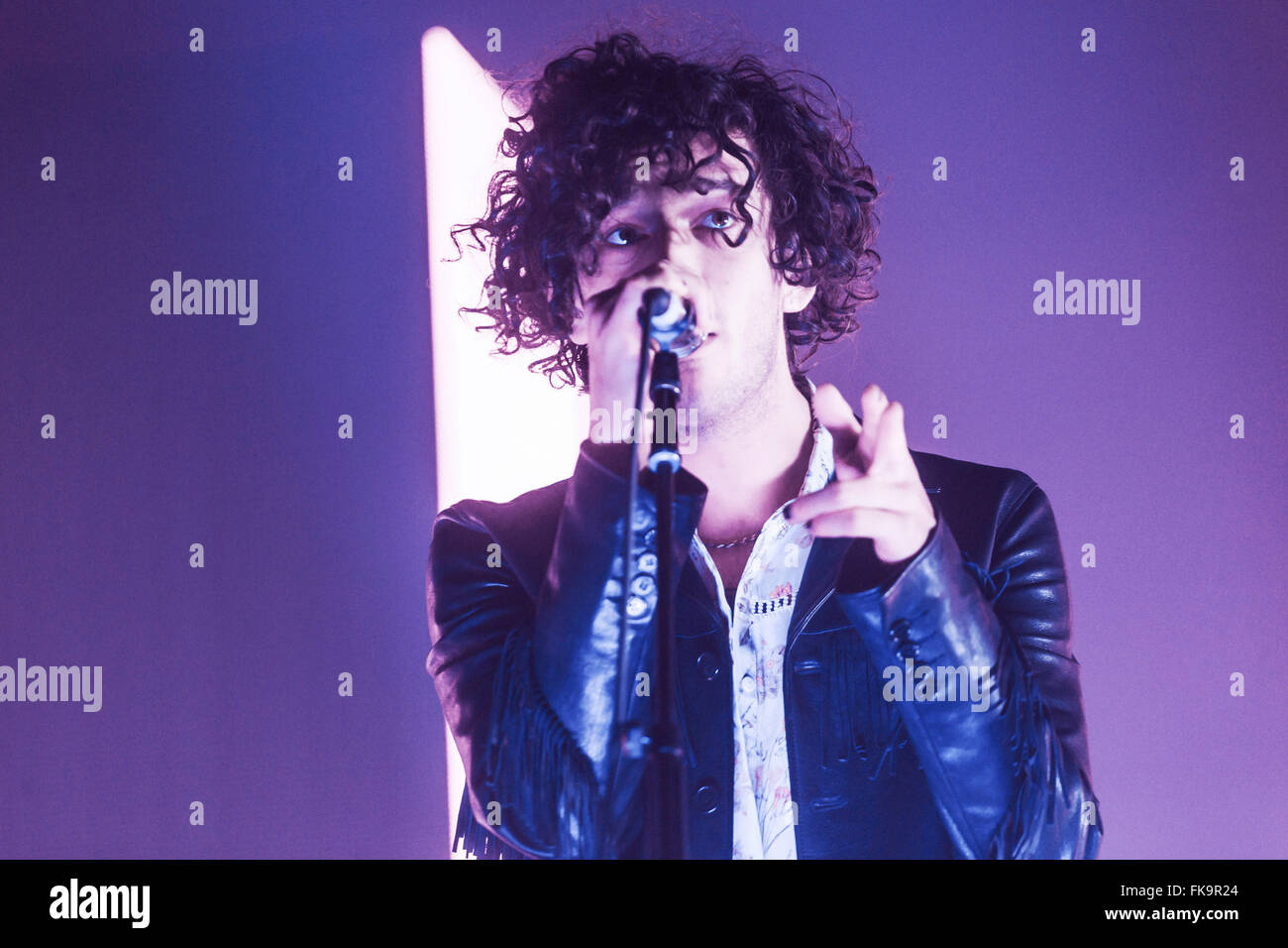 Londres, Royaume-Uni, le 7 mars 2016. 1975 La performance live à l'O2 Brixton Academy. Crédit : Robert Stainforth/Alamy Live News Banque D'Images