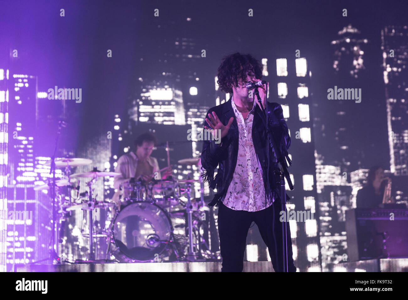 Londres, Royaume-Uni, le 7 mars 2016. 1975 La performance live à l'O2 Brixton Academy. Crédit : Robert Stainforth/Alamy Live News Banque D'Images