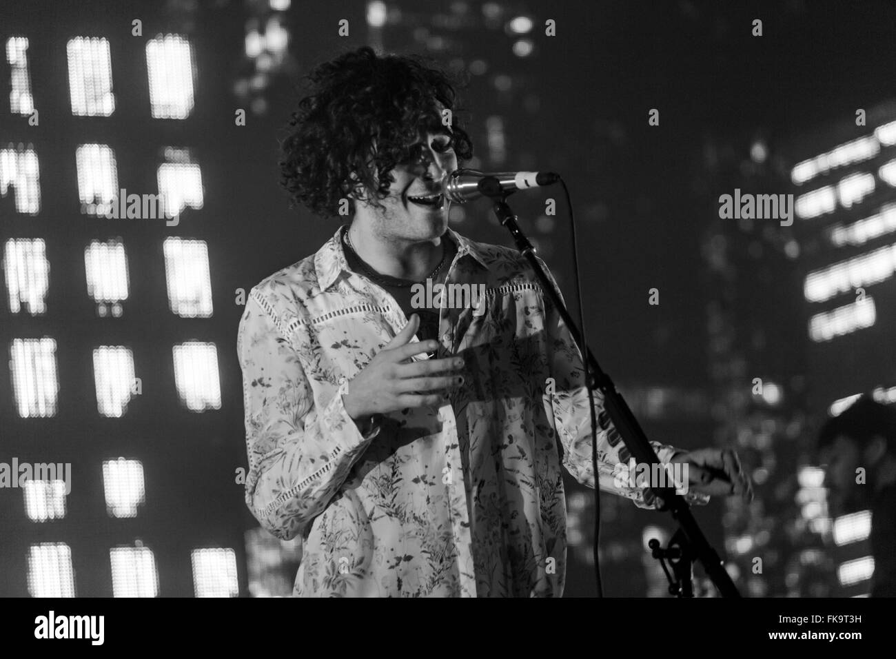 Londres, Royaume-Uni, le 7 mars 2016. 1975 La performance live à l'O2 Brixton Academy. © Robert Stainforth/Alamy Live News Banque D'Images