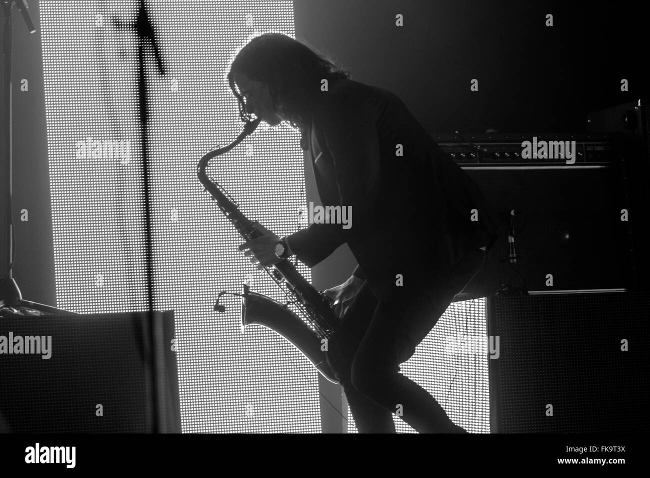 Londres, Royaume-Uni, le 7 mars 2016. 1975 La performance live à l'O2 Brixton Academy. © Robert Stainforth/Alamy Live News Banque D'Images