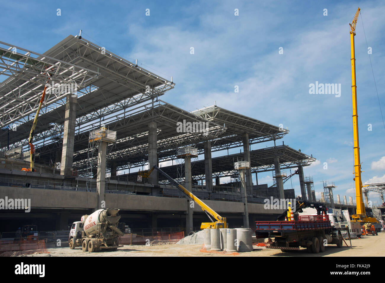 Grossissement de la Sao Paulo / l'Aéroport International de Guarulhos Banque D'Images
