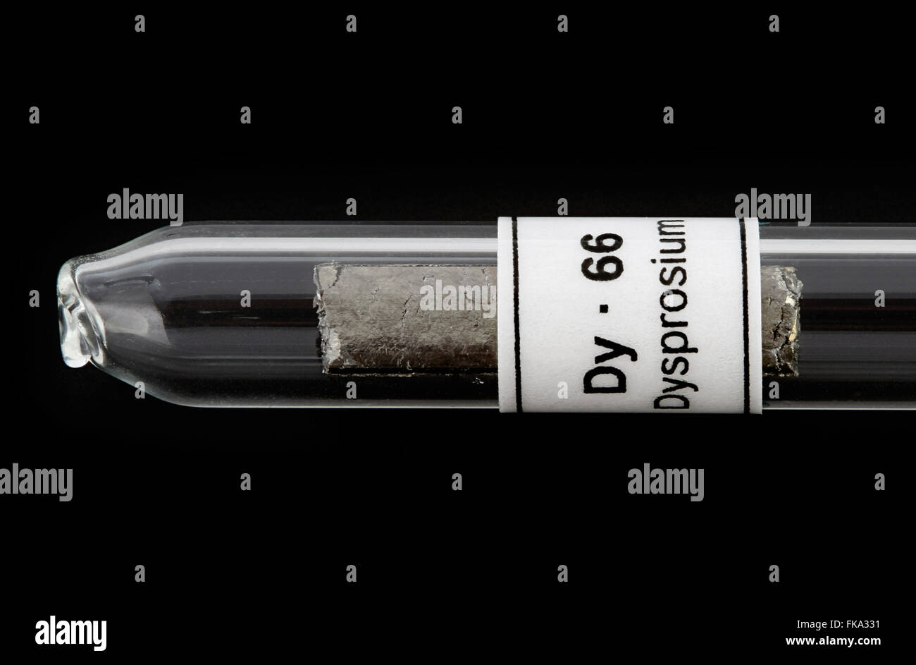 Le dysprosium, Rare Earth Élément chimique (Dy-66) Banque D'Images
