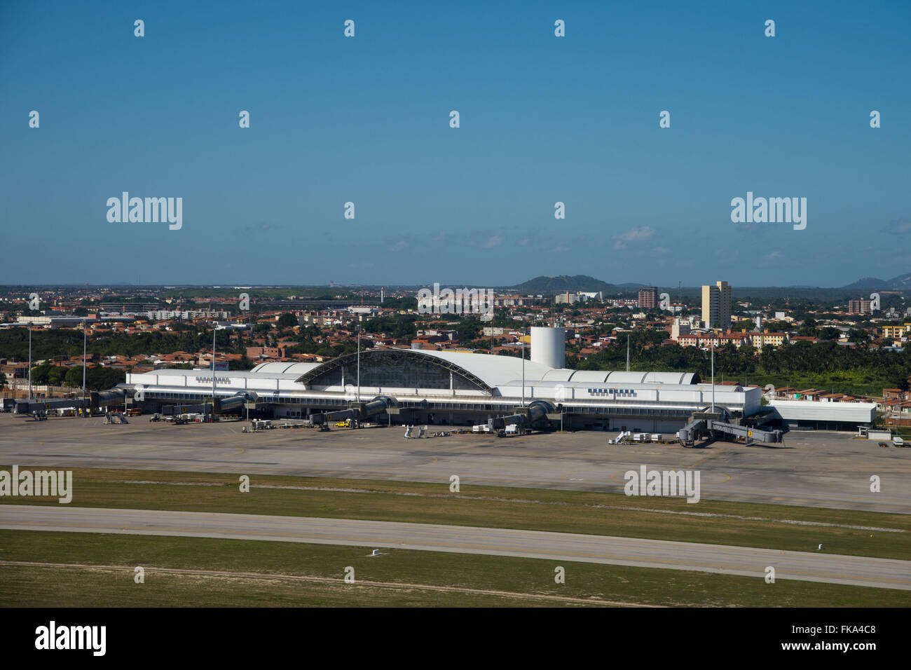 L'Aéroport International Pinto Martins de Fortaleza Banque D'Images