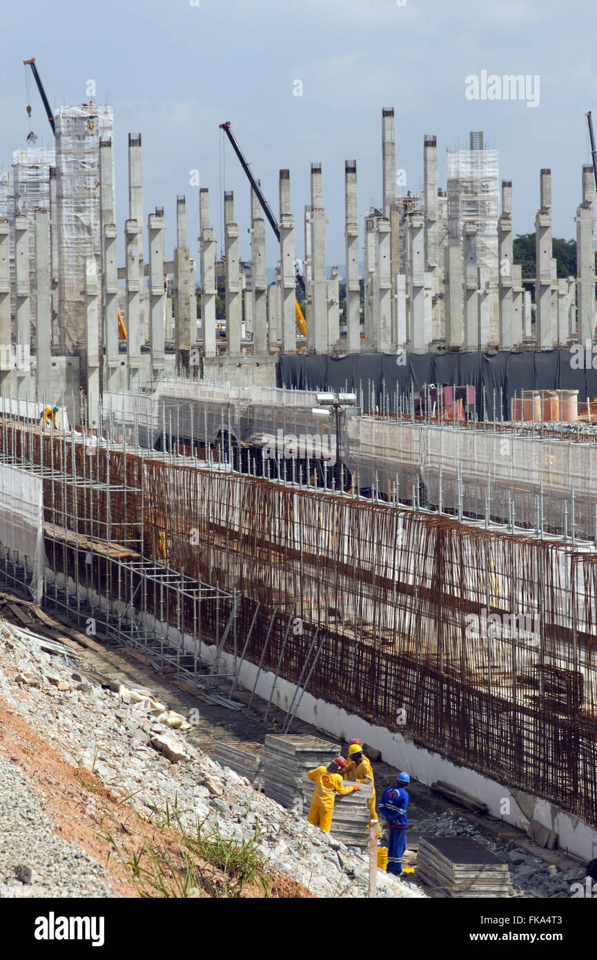 Grossissement de la Sao Paulo / l'Aéroport International de Guarulhos Banque D'Images