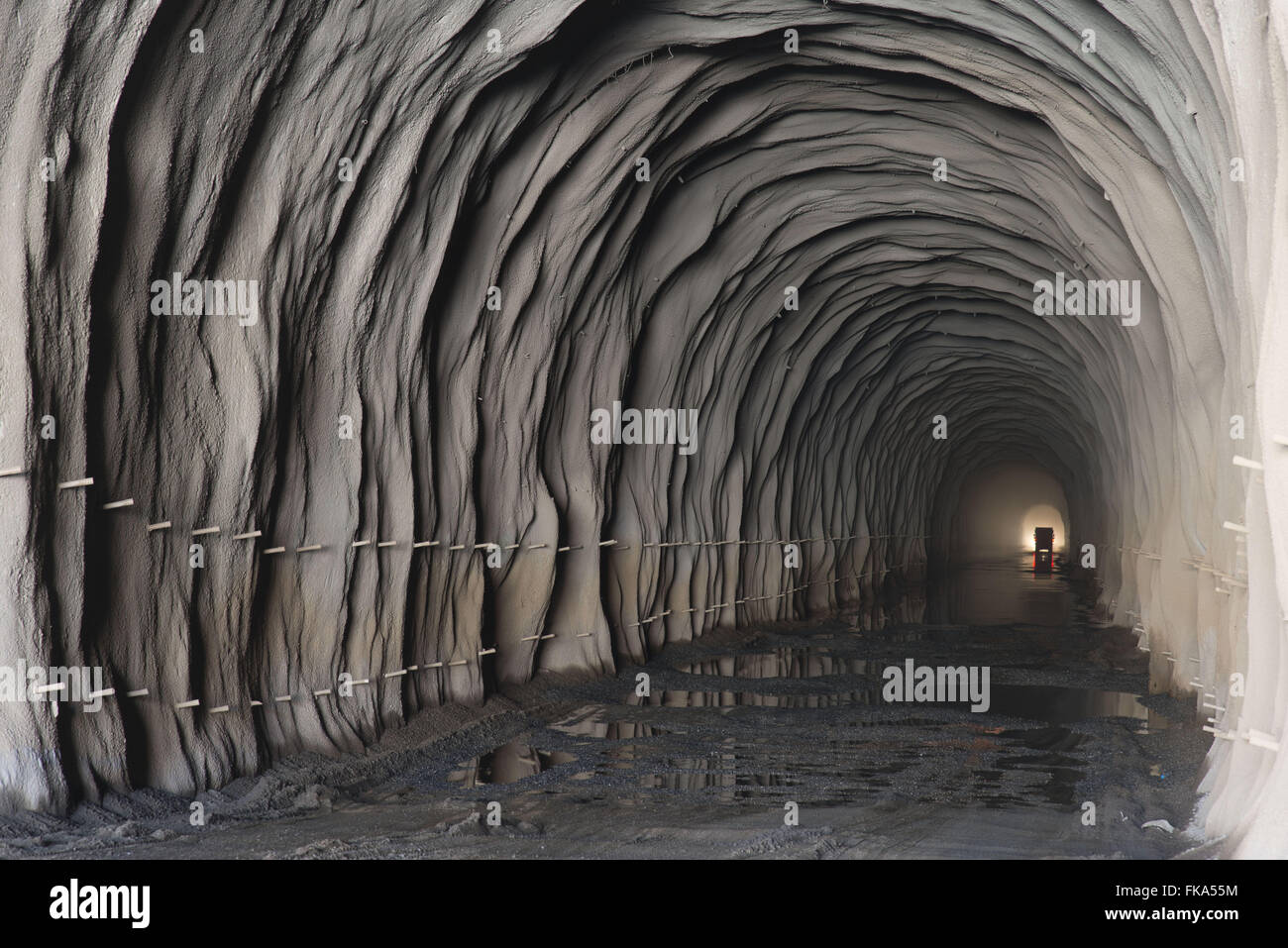 Cuncas tunnel Emboque II - Transposition de Rio São Francisco Banque D'Images