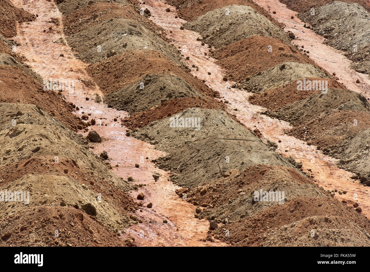 Barrage de travail Boa Vista - Transposition de la rivière San Francisco Banque D'Images