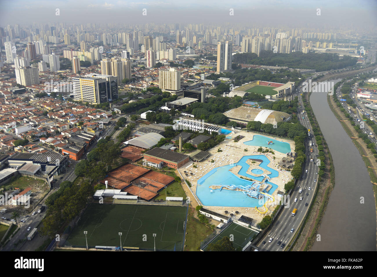 Siège de Sport Club Corinthians Paulista - Sao Jorge District - district de Tatuapé Banque D'Images