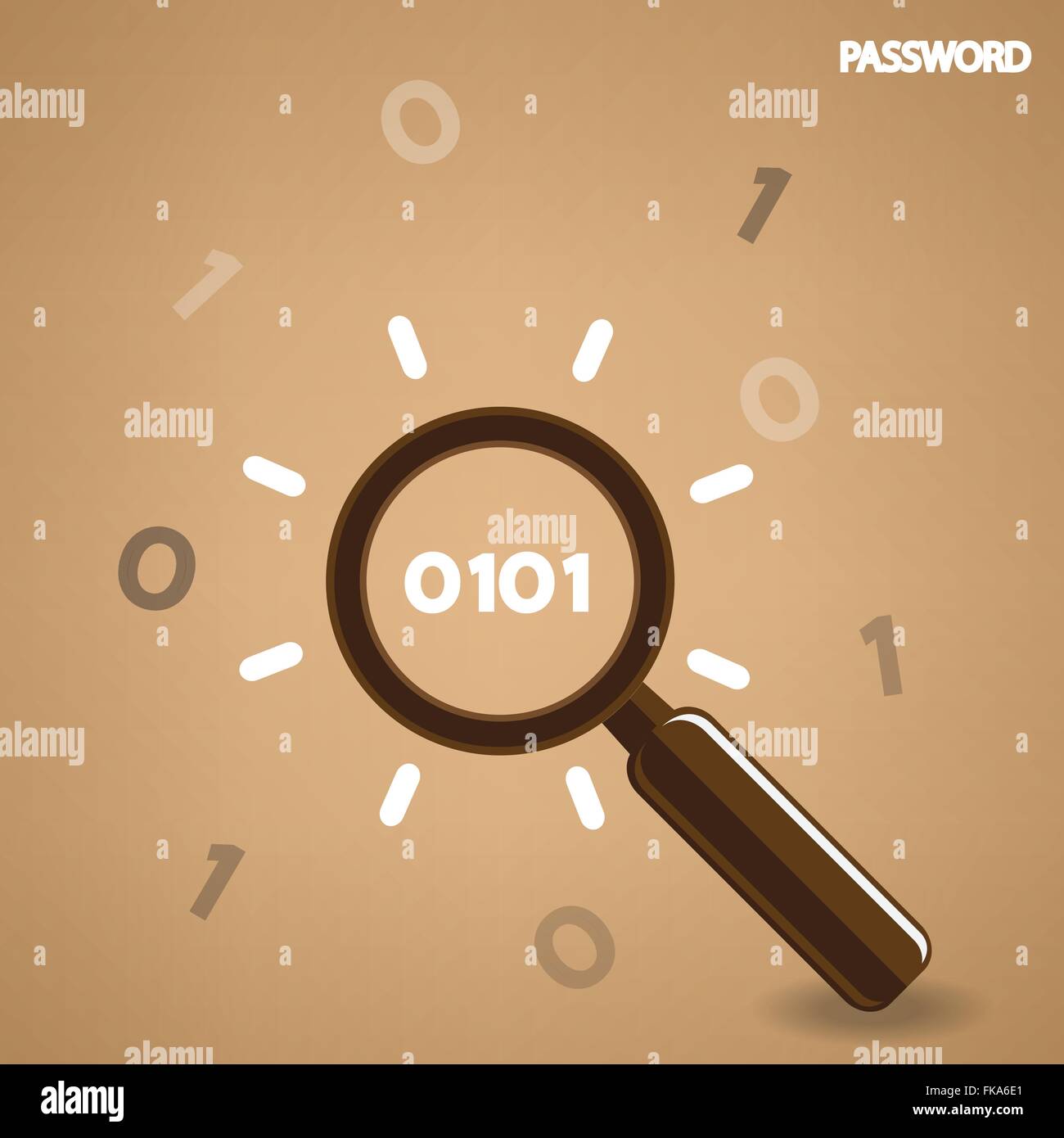 Vous pouvez chercher des idées d'affaires,symbole.vector illustration Illustration de Vecteur