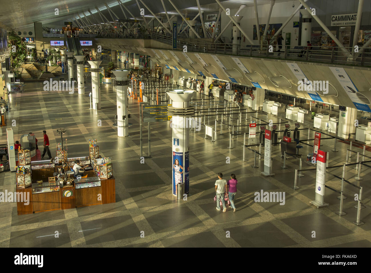 Hall de l'Aéroport International de Belém / Val-de-Cans - Julio Cezar Ribeiro Banque D'Images