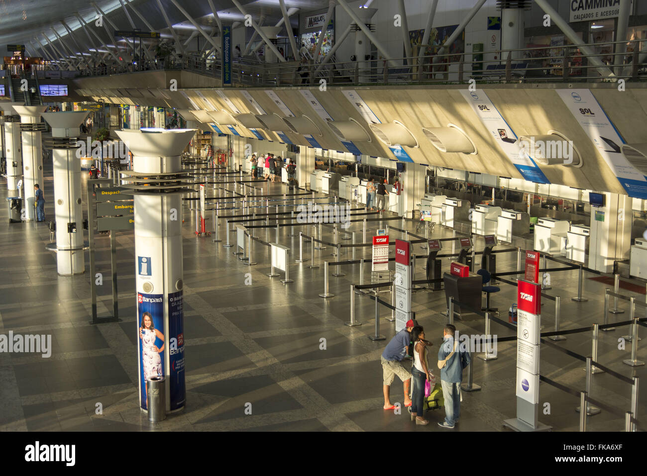 Hall de l'Aéroport International de Belém / Val-de-Cans - Julio Cezar Ribeiro Banque D'Images