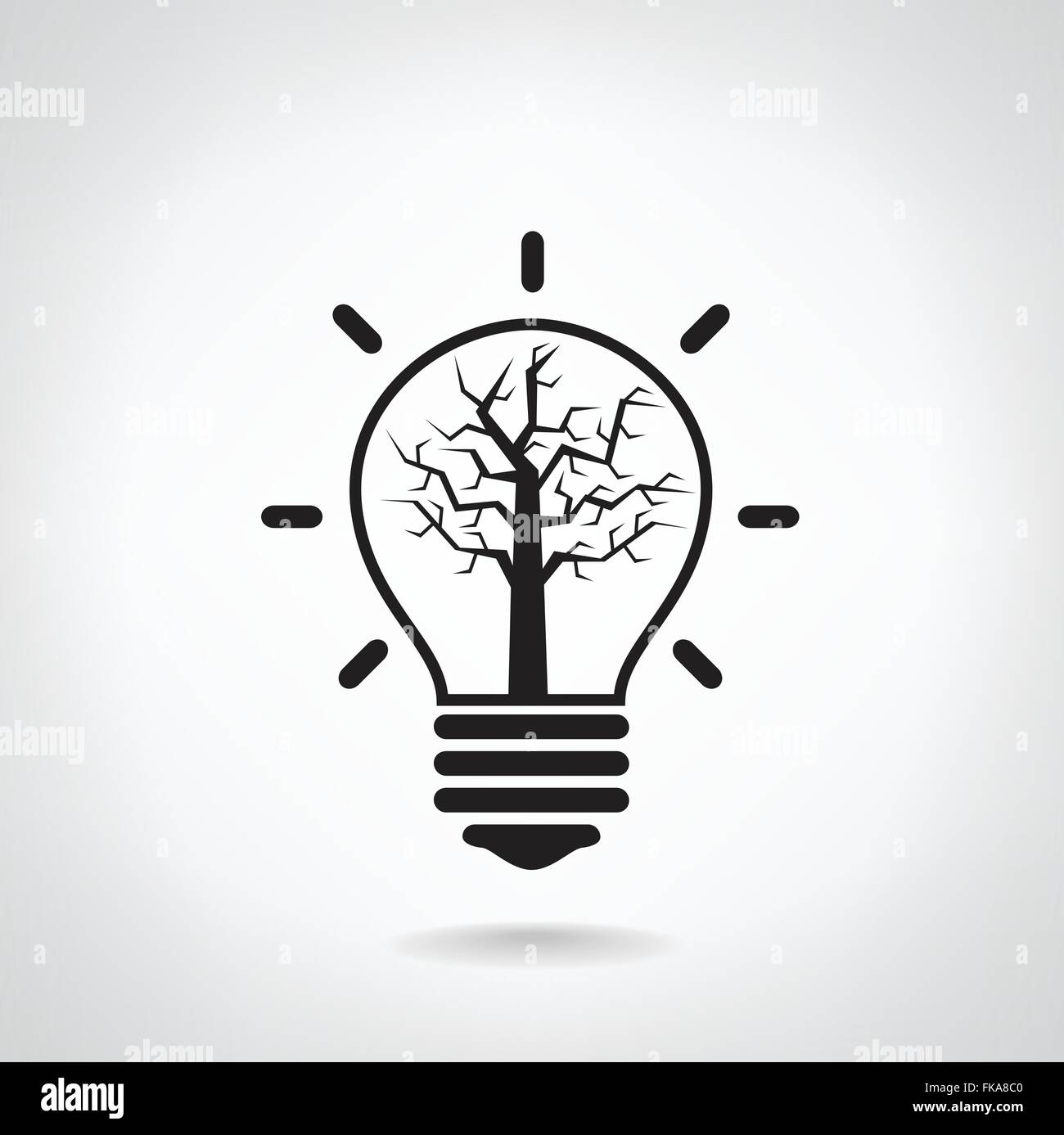 Ampoule Lumière créative idée concept background design pour poster flyer brochure couverture ,idée commerciale ,abstract background. Illustration de Vecteur