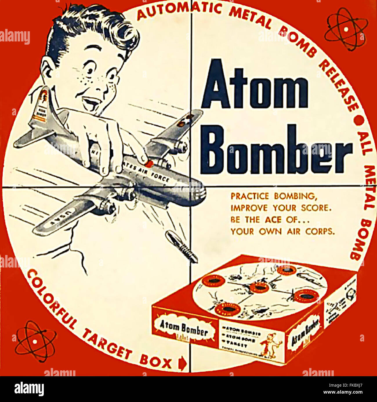 USA Atom Emballage Bomber Banque D'Images