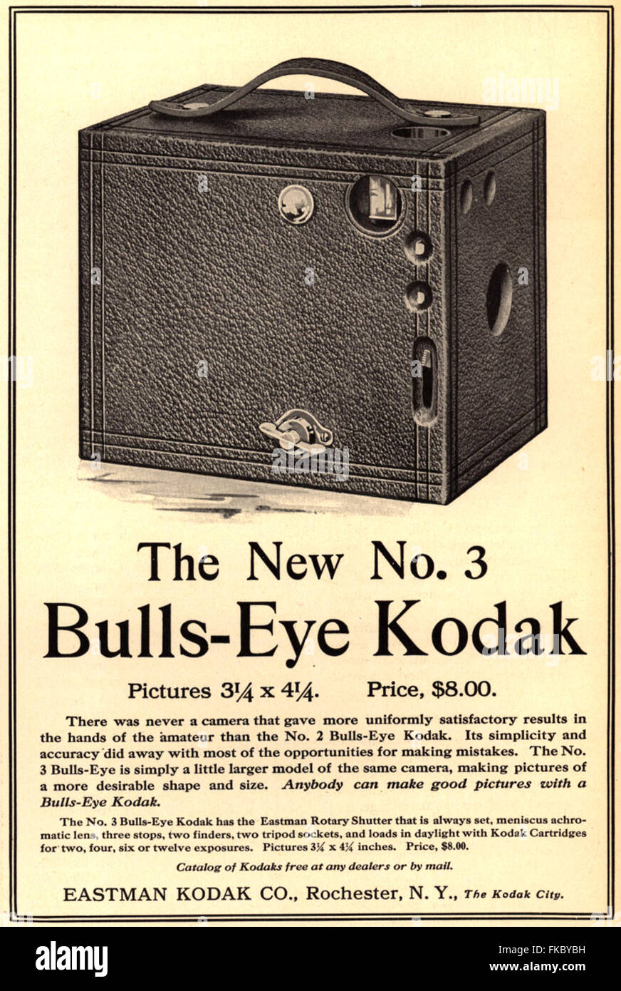 Kodak annonce Magazine USA Banque D'Images