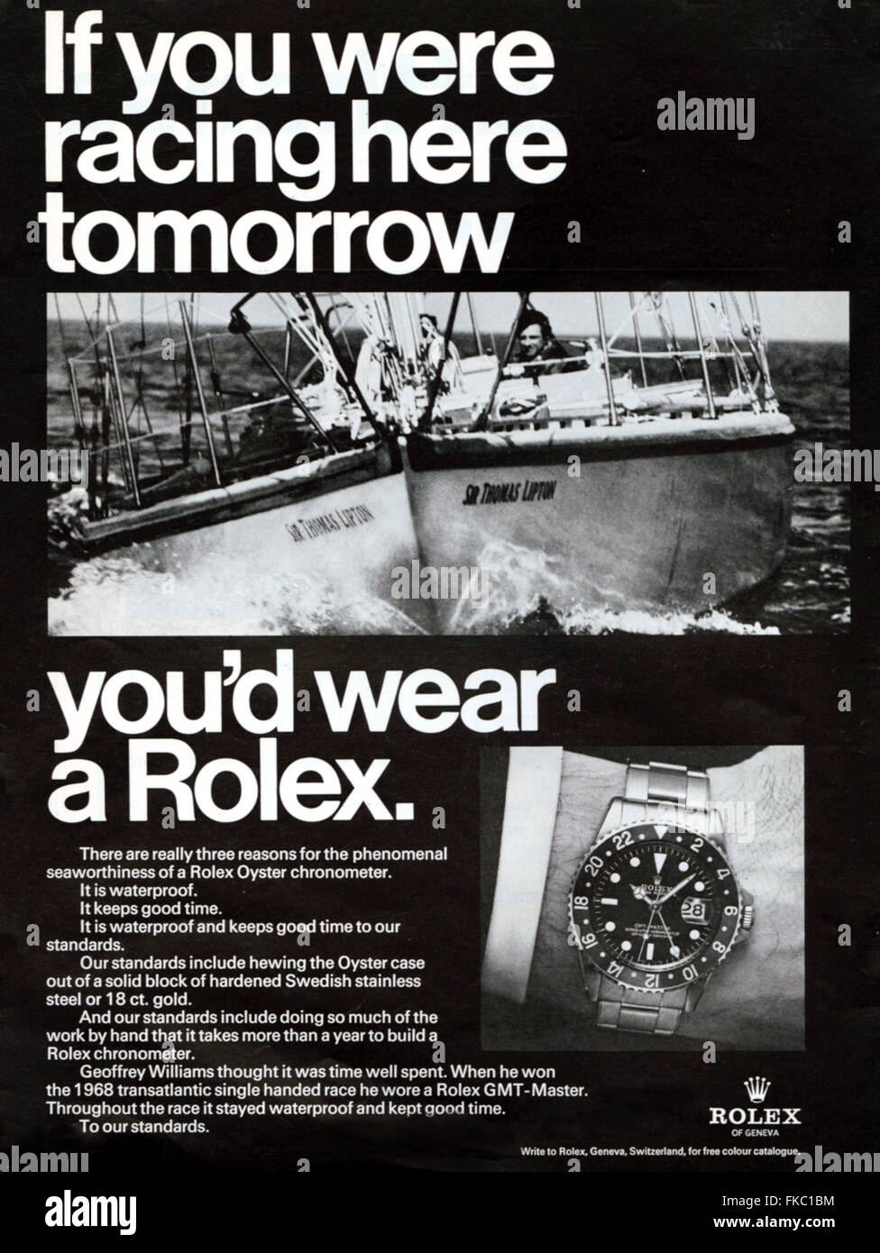 1960 Rolex Magazine USA Stock - Alamy