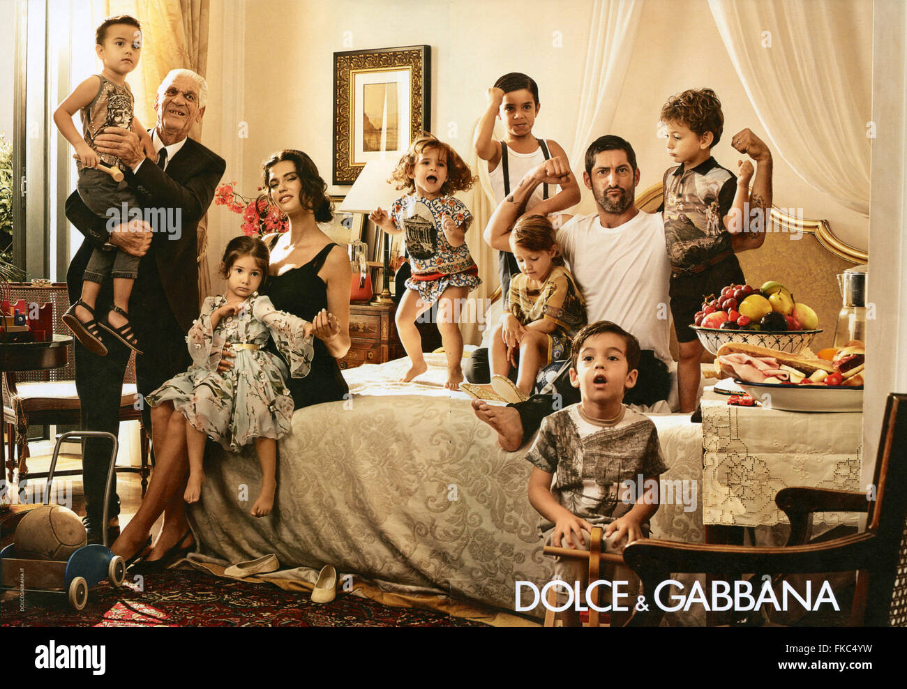 Dolce \u0026 Gabbana Advert Banque d'image 