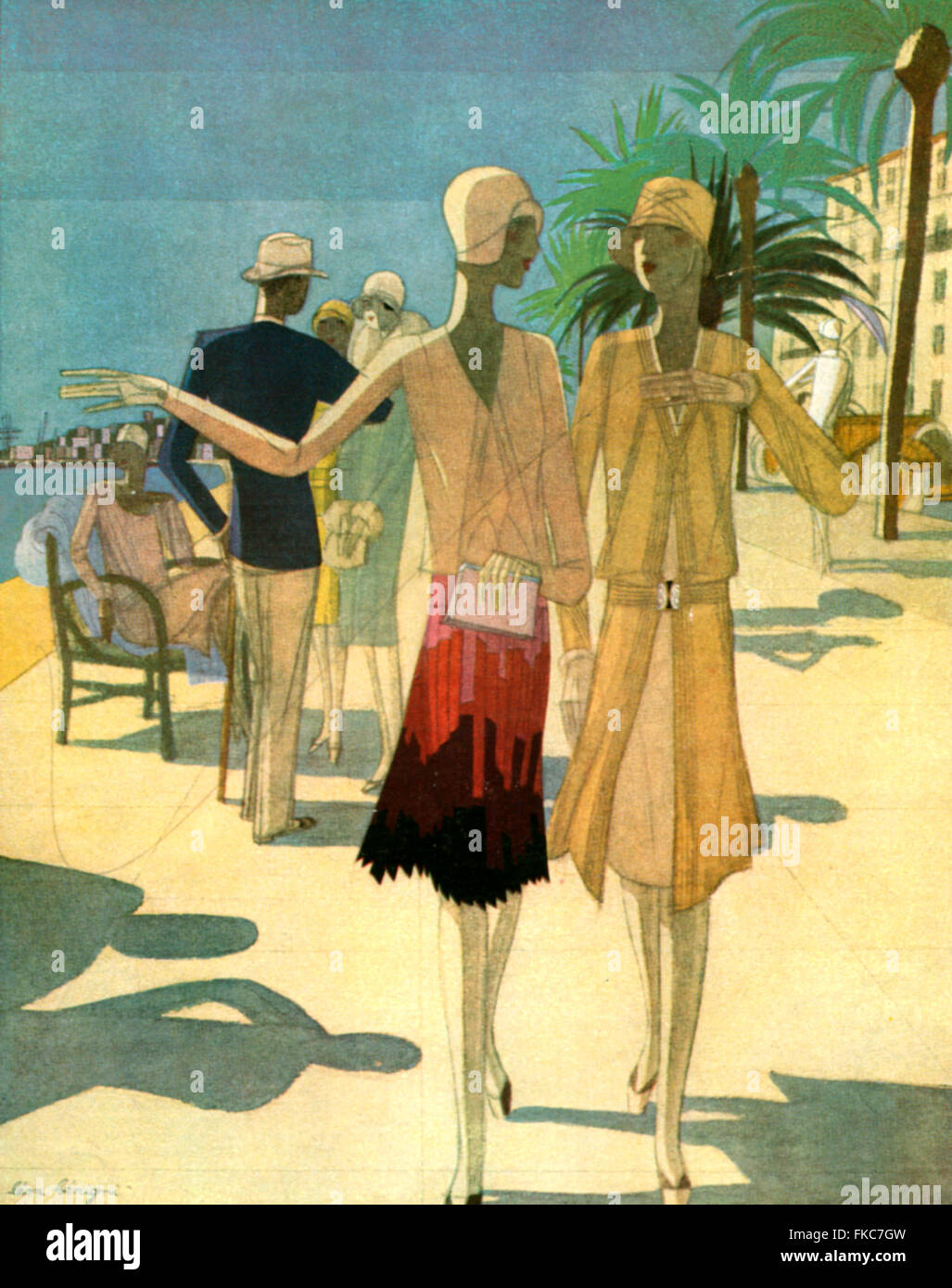 Années 1920, la couverture du magazine britannique Queen (détail) Banque D'Images