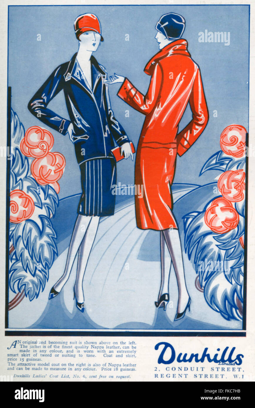 Années 1920, la couverture du magazine britannique Queen (détail) Banque D'Images