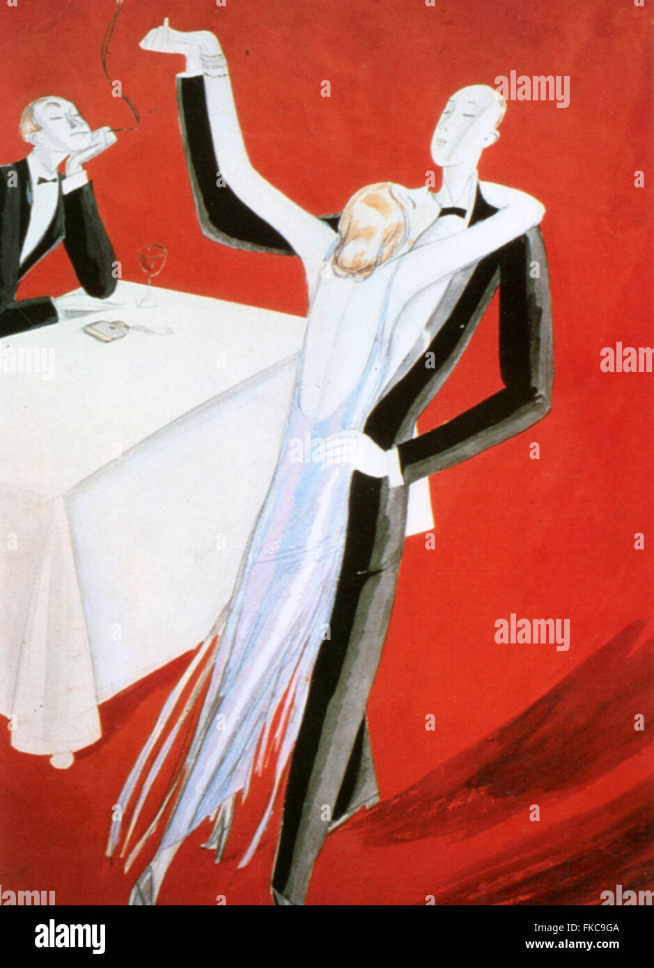 1920 USA Vanity Fair (détail) Banque D'Images