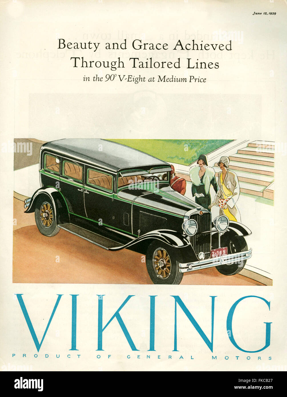 1920 USA Magazine annonce Viking Banque D'Images