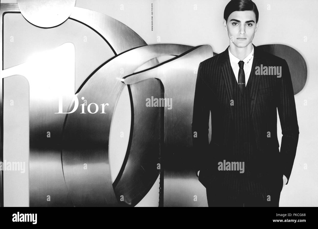 2010s UK Christian Dior Annonce magazine Banque D'Images