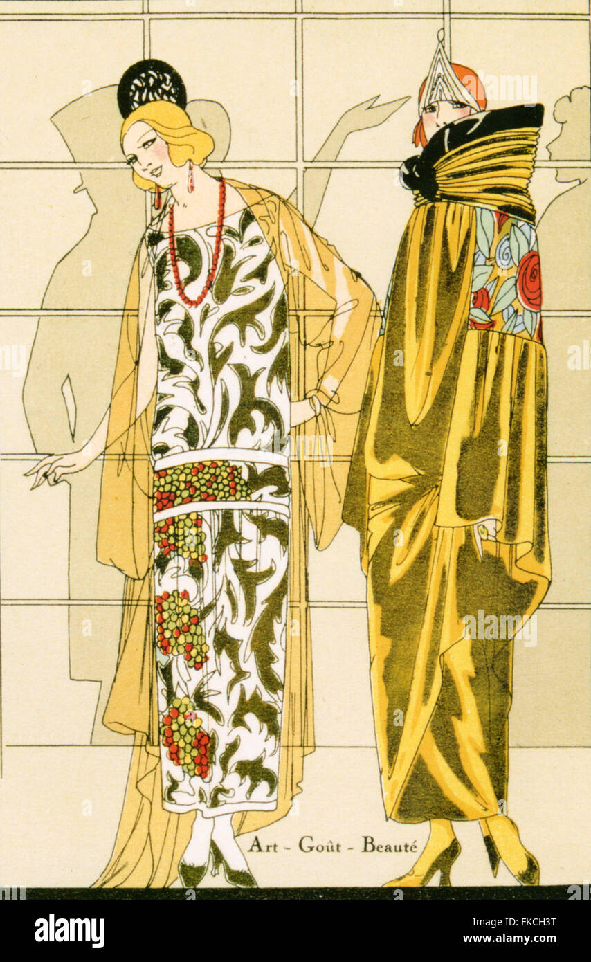 Années 20 Art Déco Plaque Livre France Banque D'Images