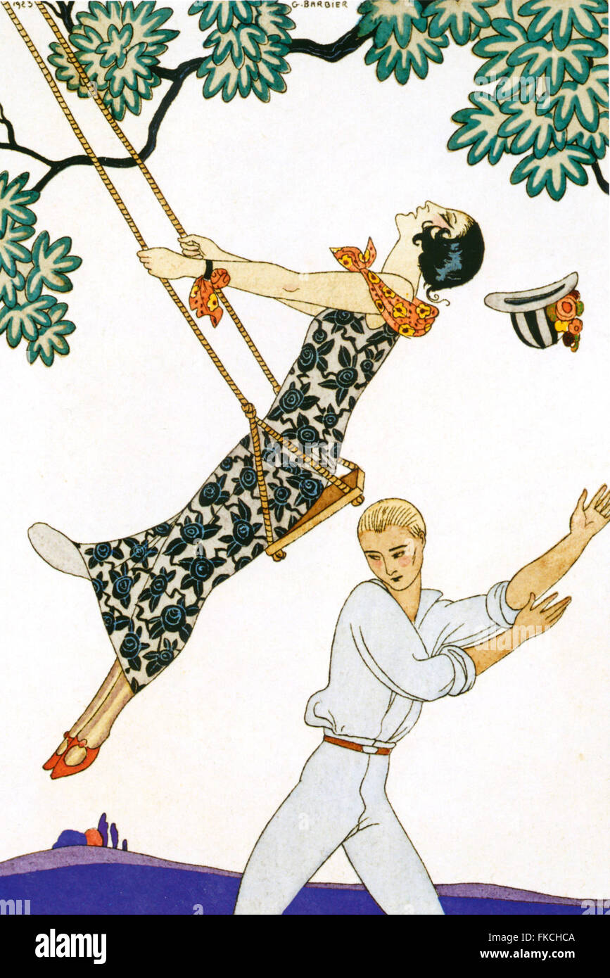 Années 20 Art Déco Plaque Livre France Banque D'Images