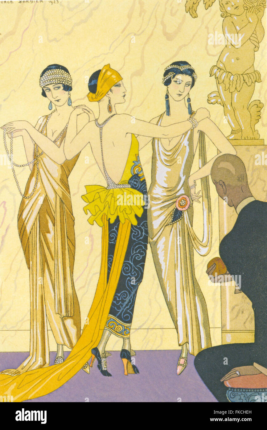 Années 20 Art Déco Plaque Livre France Banque D'Images