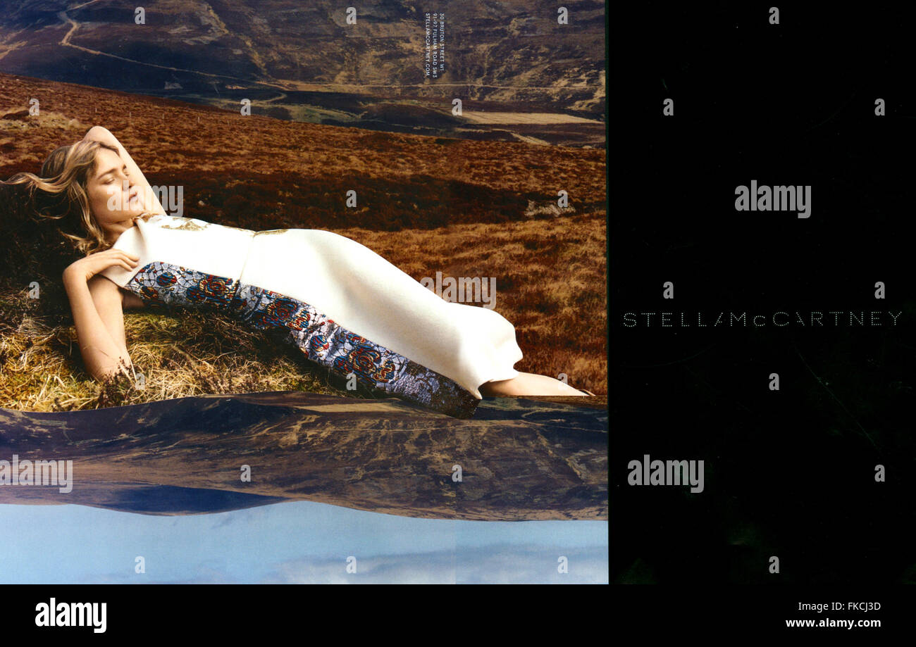 2010s UK Magazine annonce Stella McCartney Banque D'Images