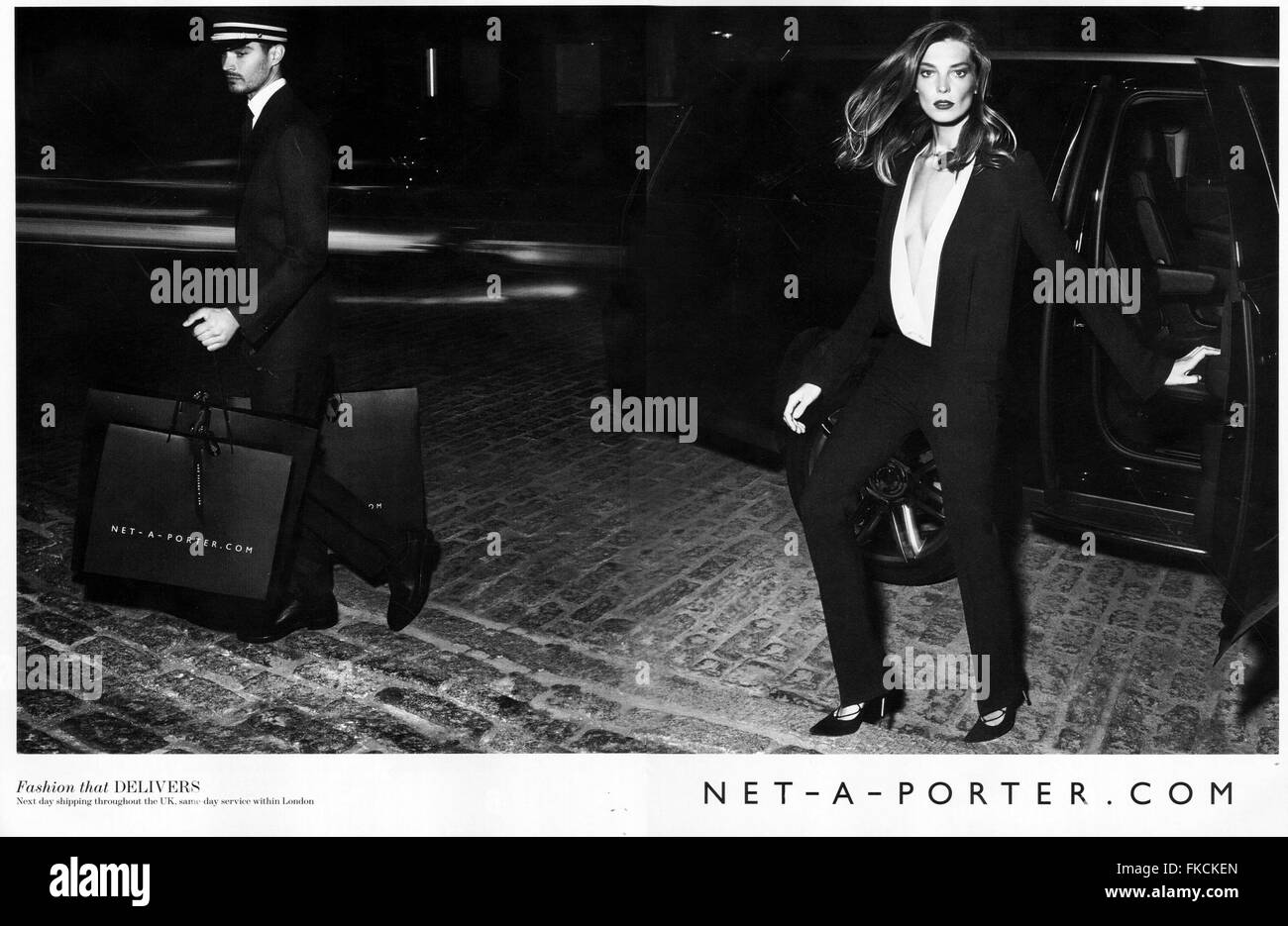 2010s UK Net-a-Porter Magazine Advert Banque D'Images