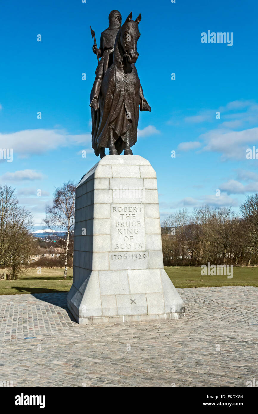 Le Monument à Bruce La bataille de Bannockburn, principale attraction de Stirling en Écosse Banque D'Images