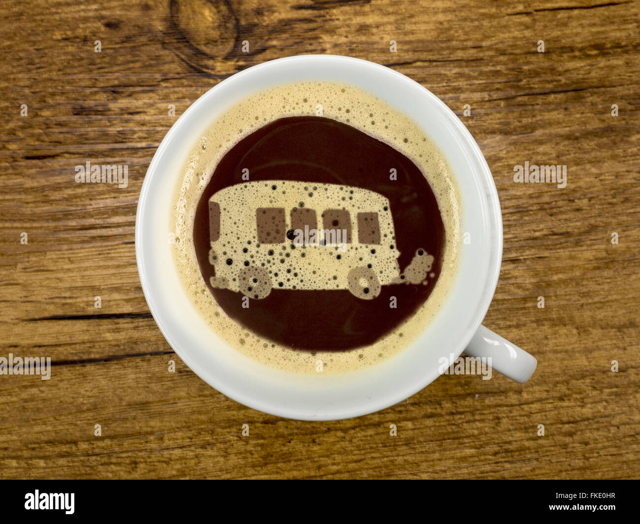 Journée de voyage avec le bus Banque D'Images