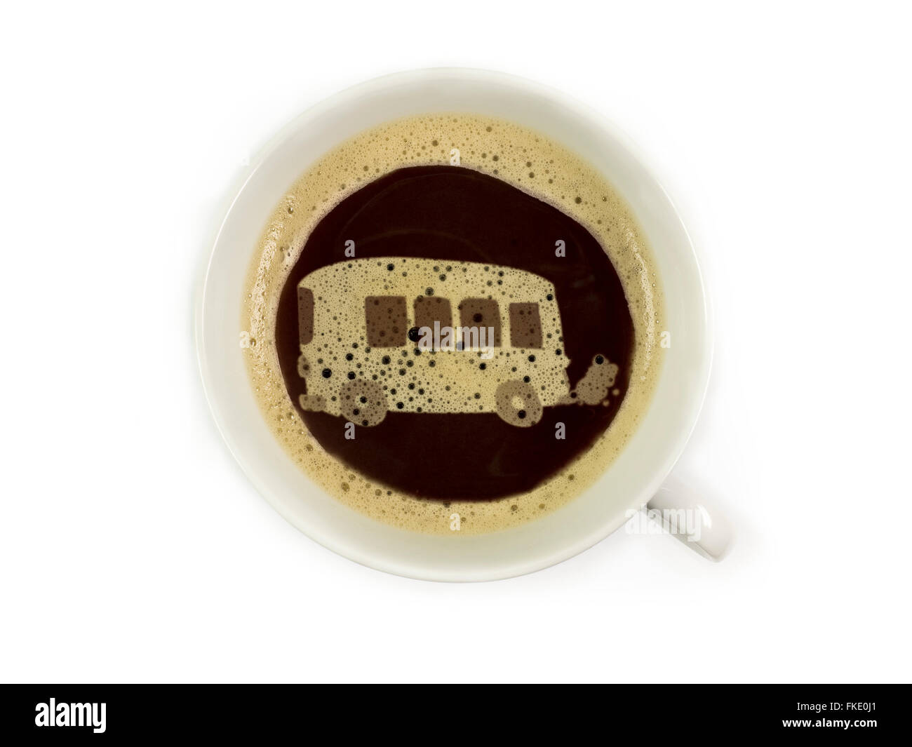 Journée de voyage avec le bus Banque D'Images