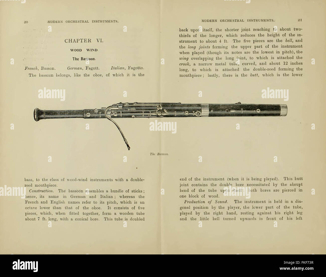 Les instruments de l'orchestre moderne & premiers enregistrements des précurseurs de la famille du violon Banque D'Images