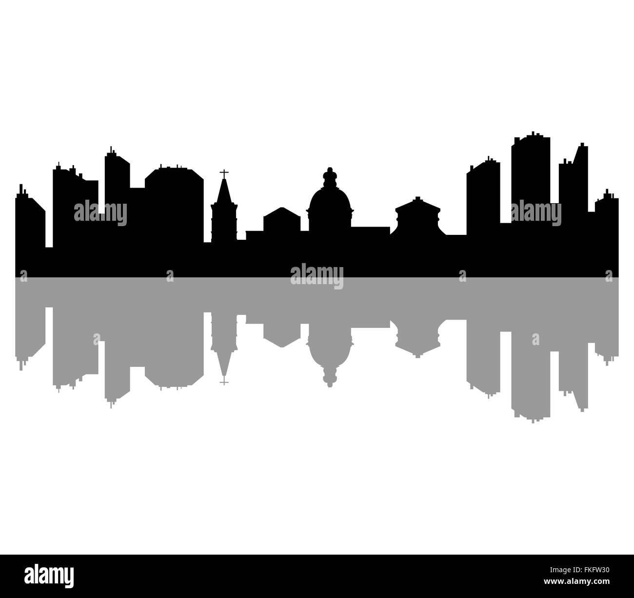 toits de la ville Banque D'Images