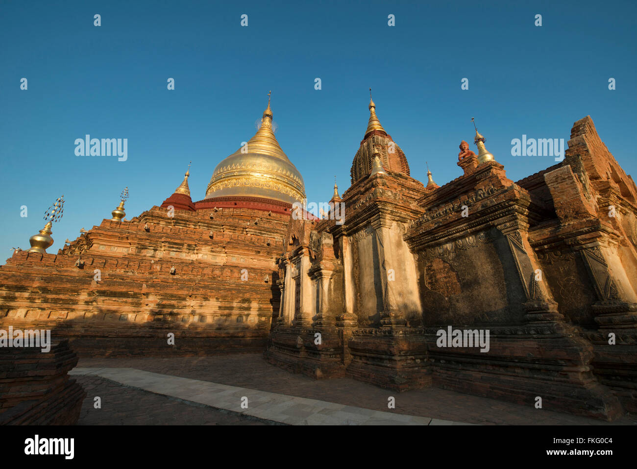 Dhammayazika temple de Bagan, Myanmar Banque D'Images