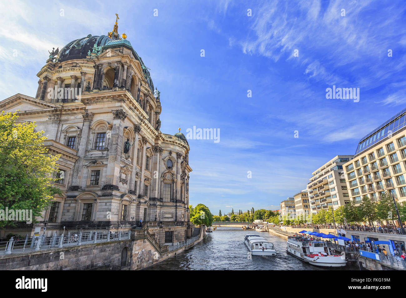 La Cathédrale de Berlin, Berlin, Allemagne Banque D'Images