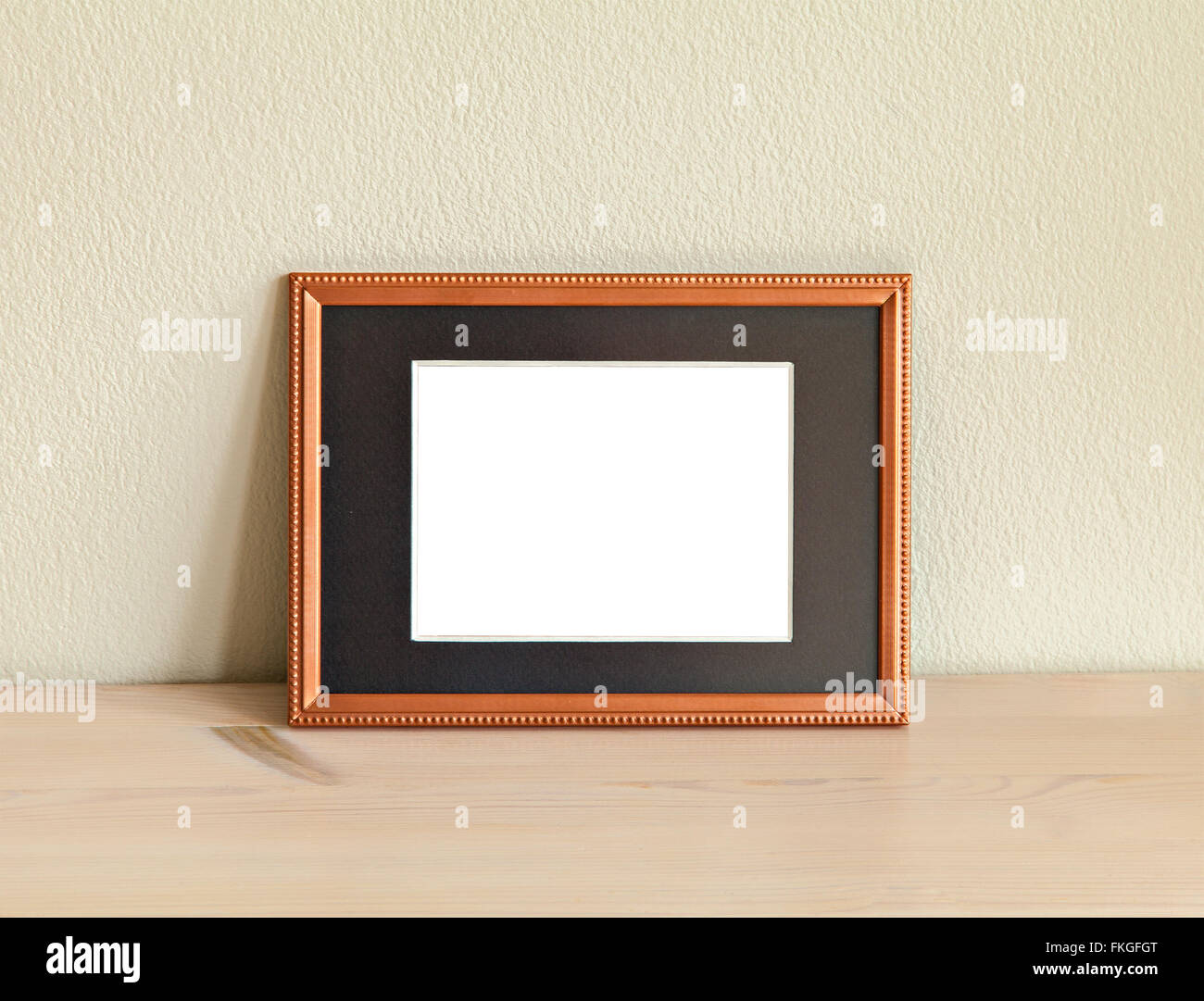 Image d'une maquette de scène avec cadre métallique. Banque D'Images