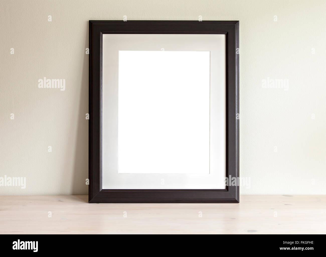 Un cadre rectangulaire de l'image immersive scène. Banque D'Images